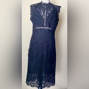 NWT Bardot Lace Sheath Dress Size 8